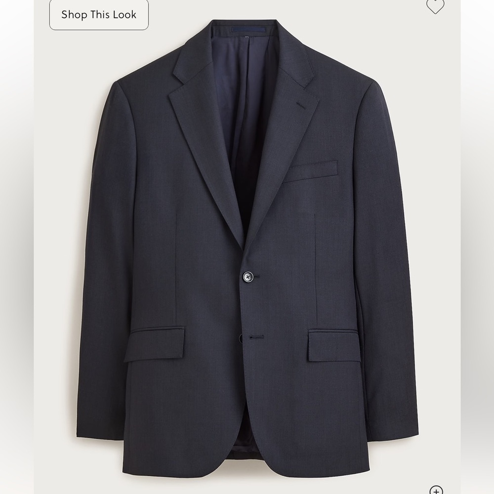 J.Crew Loro Piana Crosby Classic-fit suit jacket in Italian wool